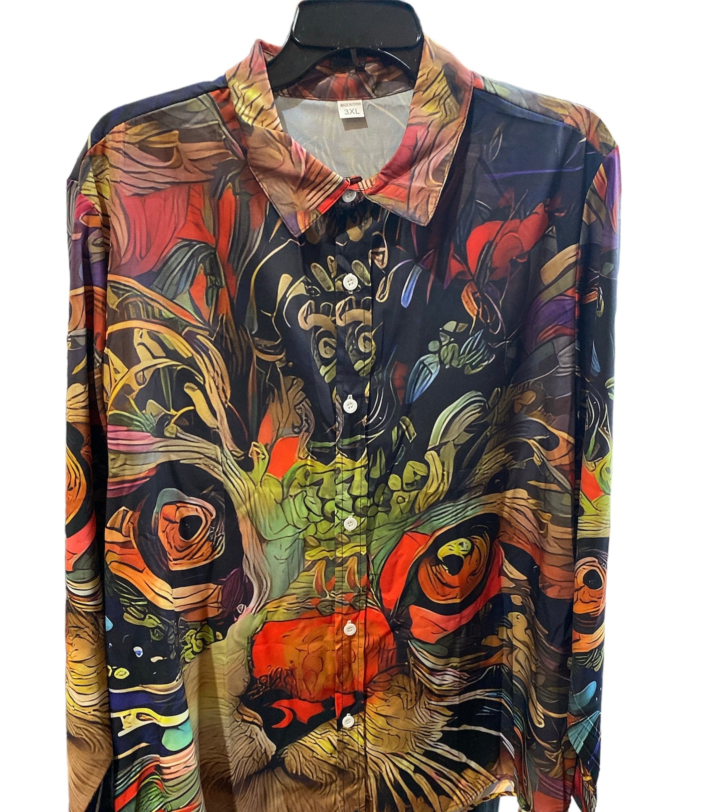 African Shirts Floral (Long Sleeve)