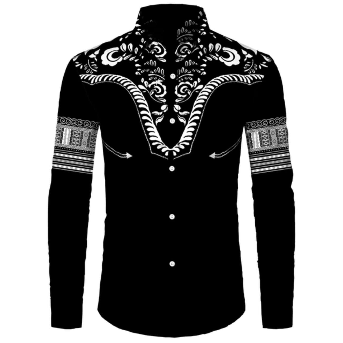 African Tribal Dashiki - Collar