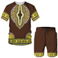 African Tribal Dashiki - Shorts Set